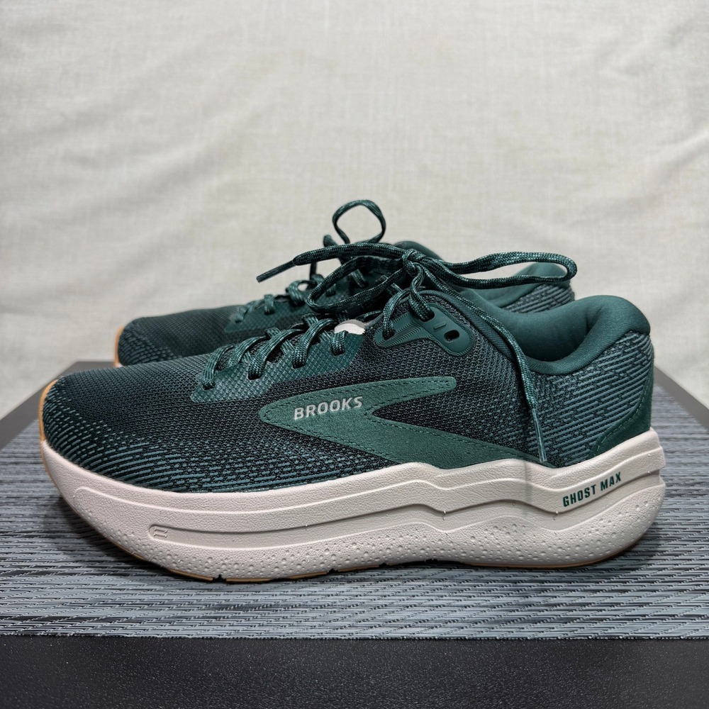 Brooks Ghost Max 2 Running Shoes - Mens 7.5 - Pine Grove Green 1104311D324